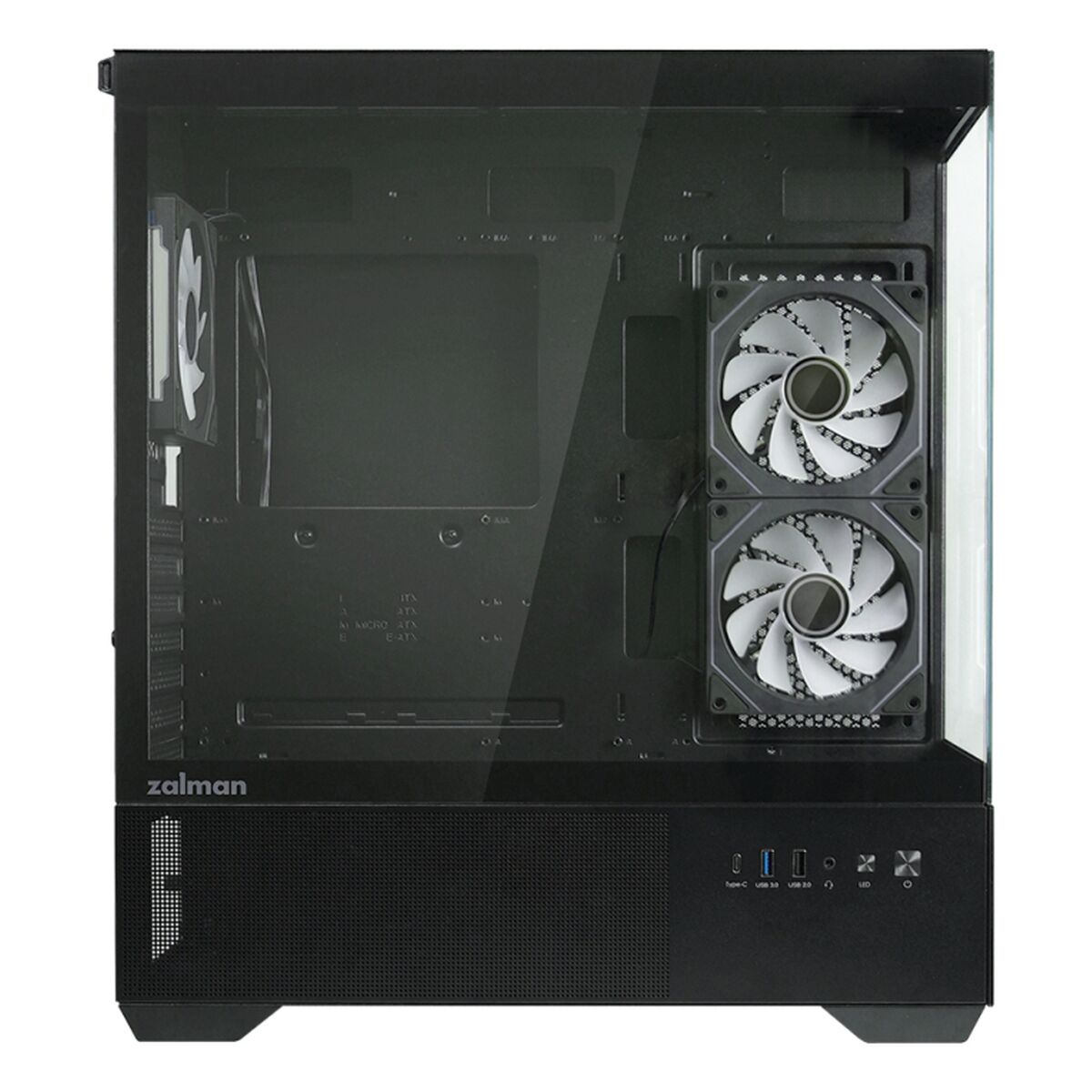Caja Semitorre ATX Zalman CHRONIX Negro