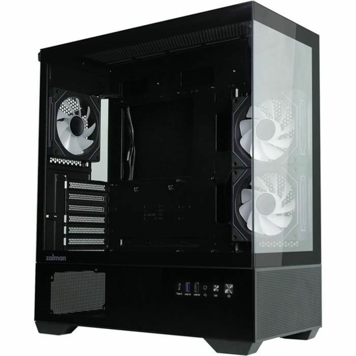 Caja Semitorre ATX Zalman CHRONIX Negro