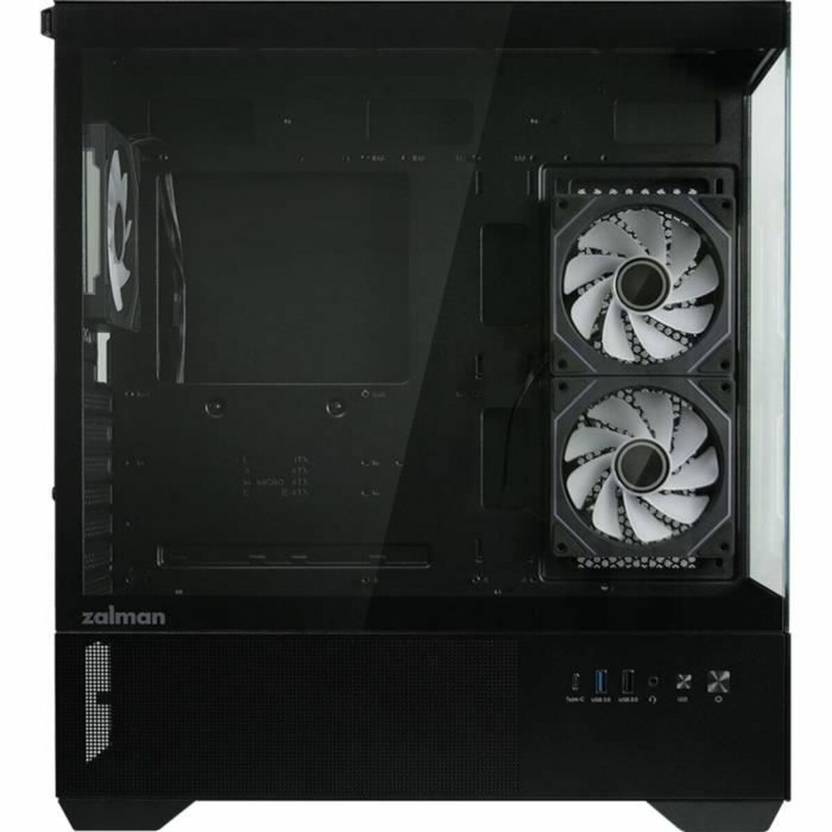 Caja Semitorre ATX Zalman CHRONIX Negro