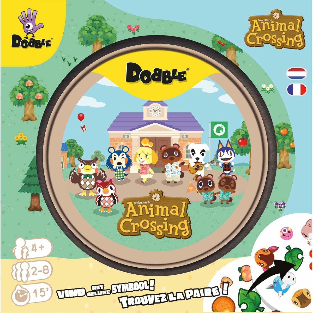 Juego de Mesa Asmodee Dobble : Animal Crossing