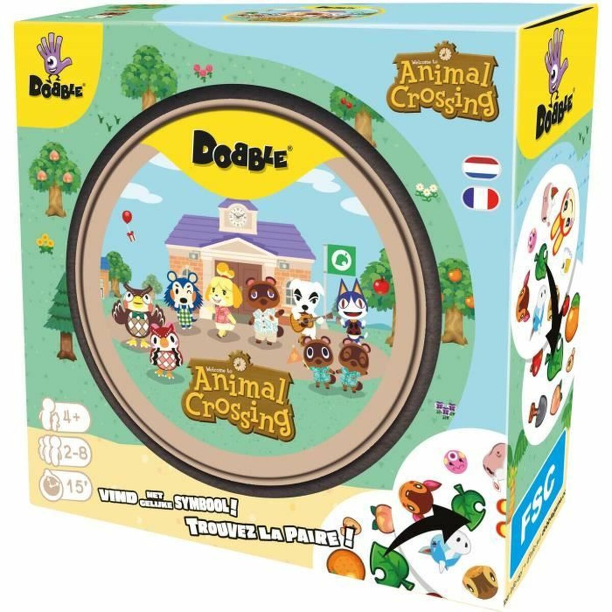Juego de Mesa Asmodee Dobble : Animal Crossing
