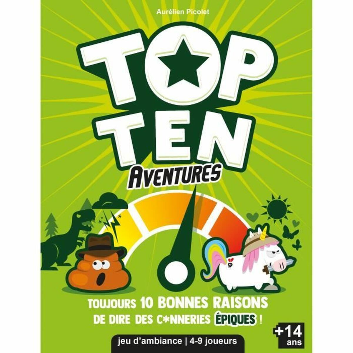 Juego de Mesa Asmodee Top Ten Adventures