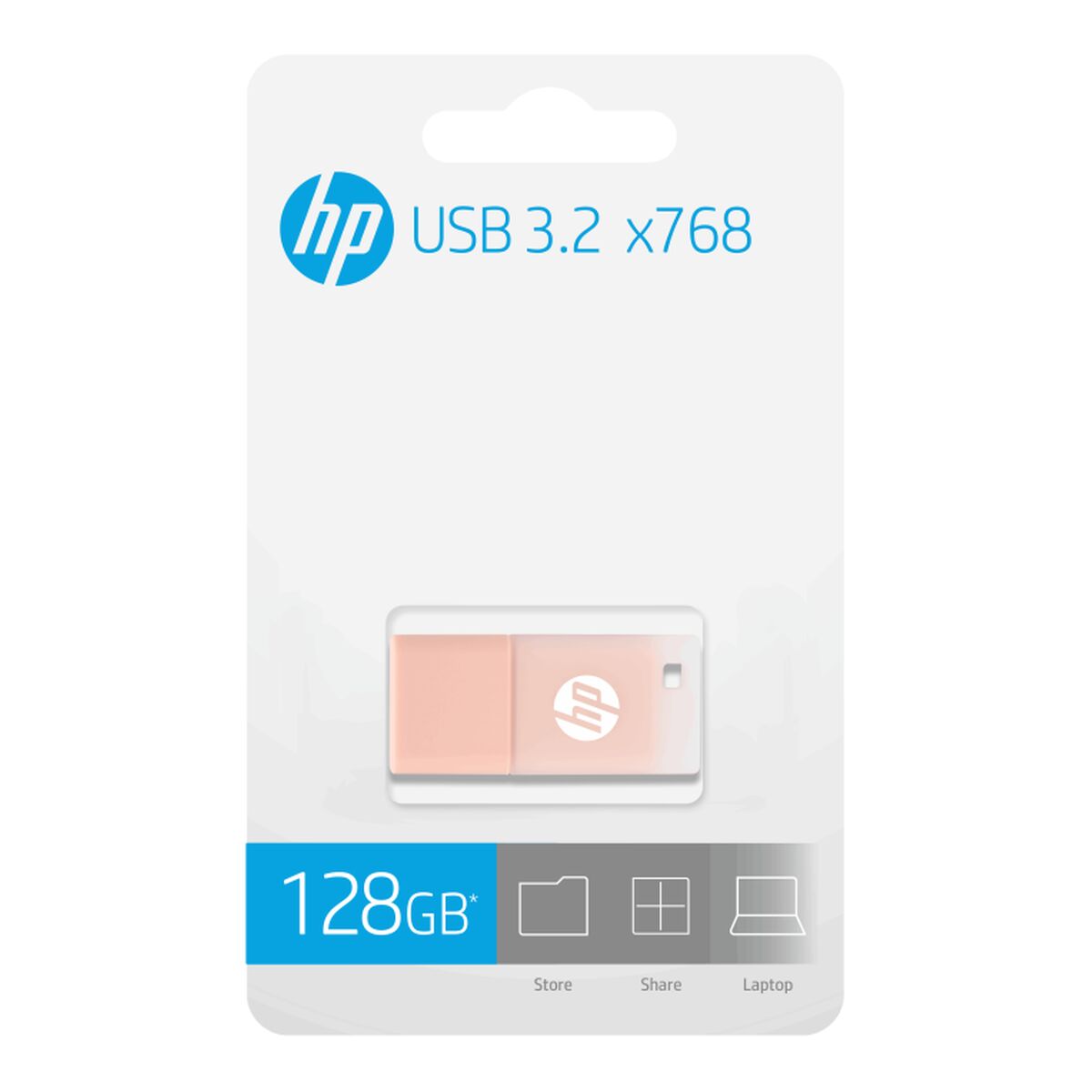 Memoria USB HP x768 Rosa 128 GB