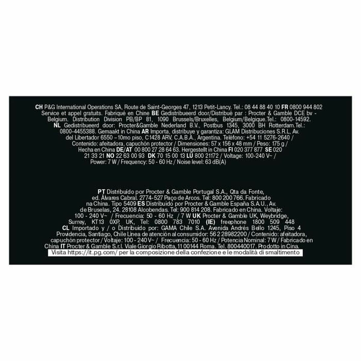 Afeitadora eléctrica Braun Series 3