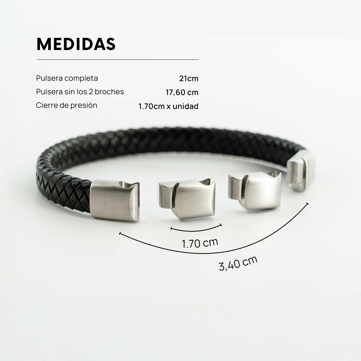 Pulsera Hombre Radiant RH000296 Negro