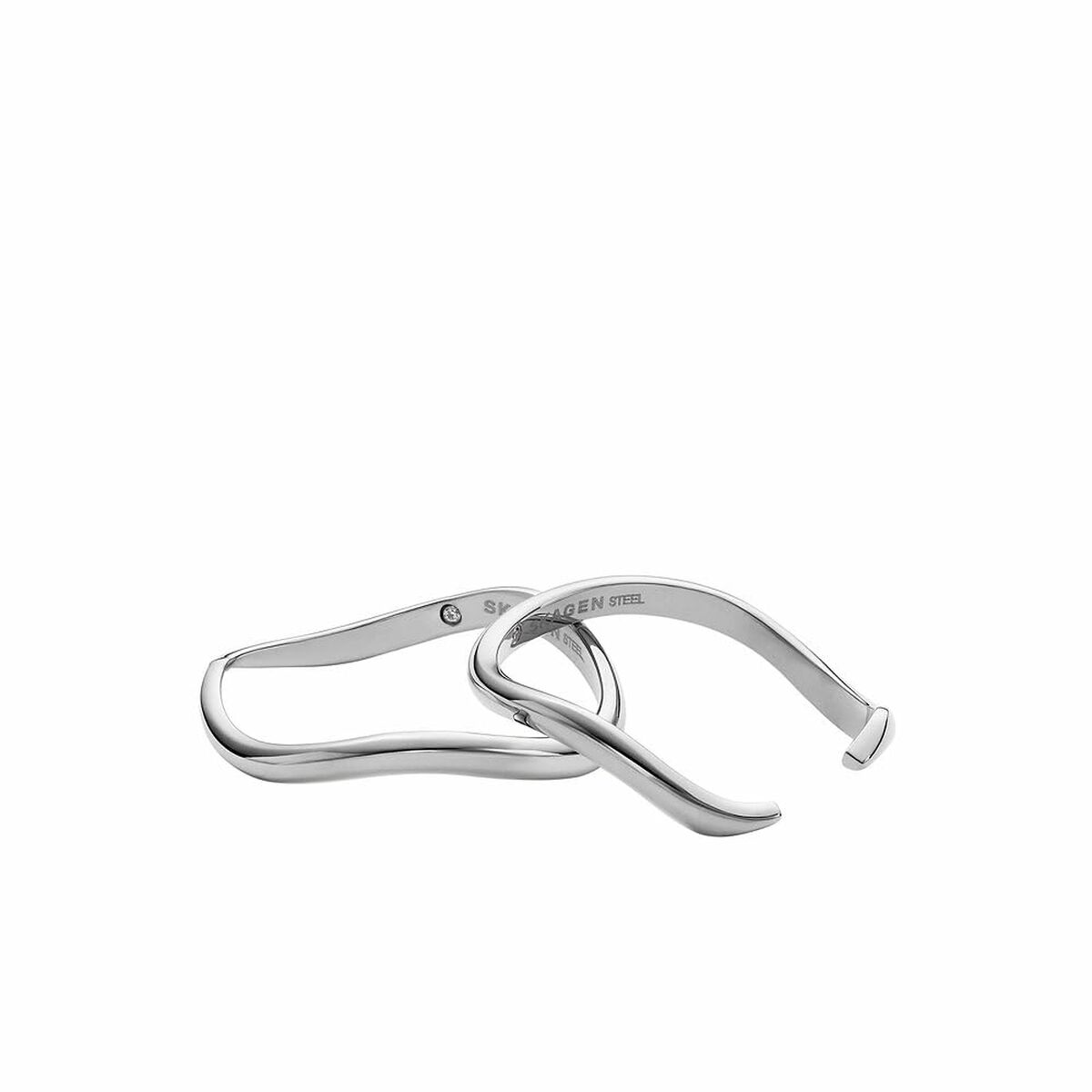 Anillo Mujer Skagen SKJ1794040.13 Plateado 2 Unidades