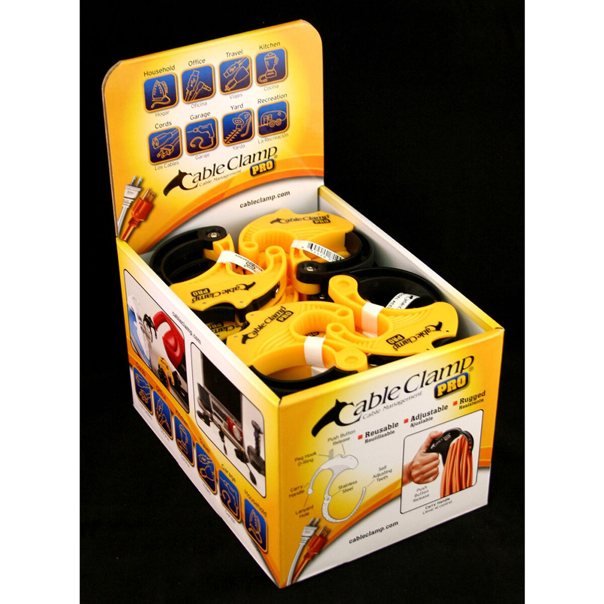 Brida reutilizable Cable Clamp 7,5 X 7,5 X 1,3 cm