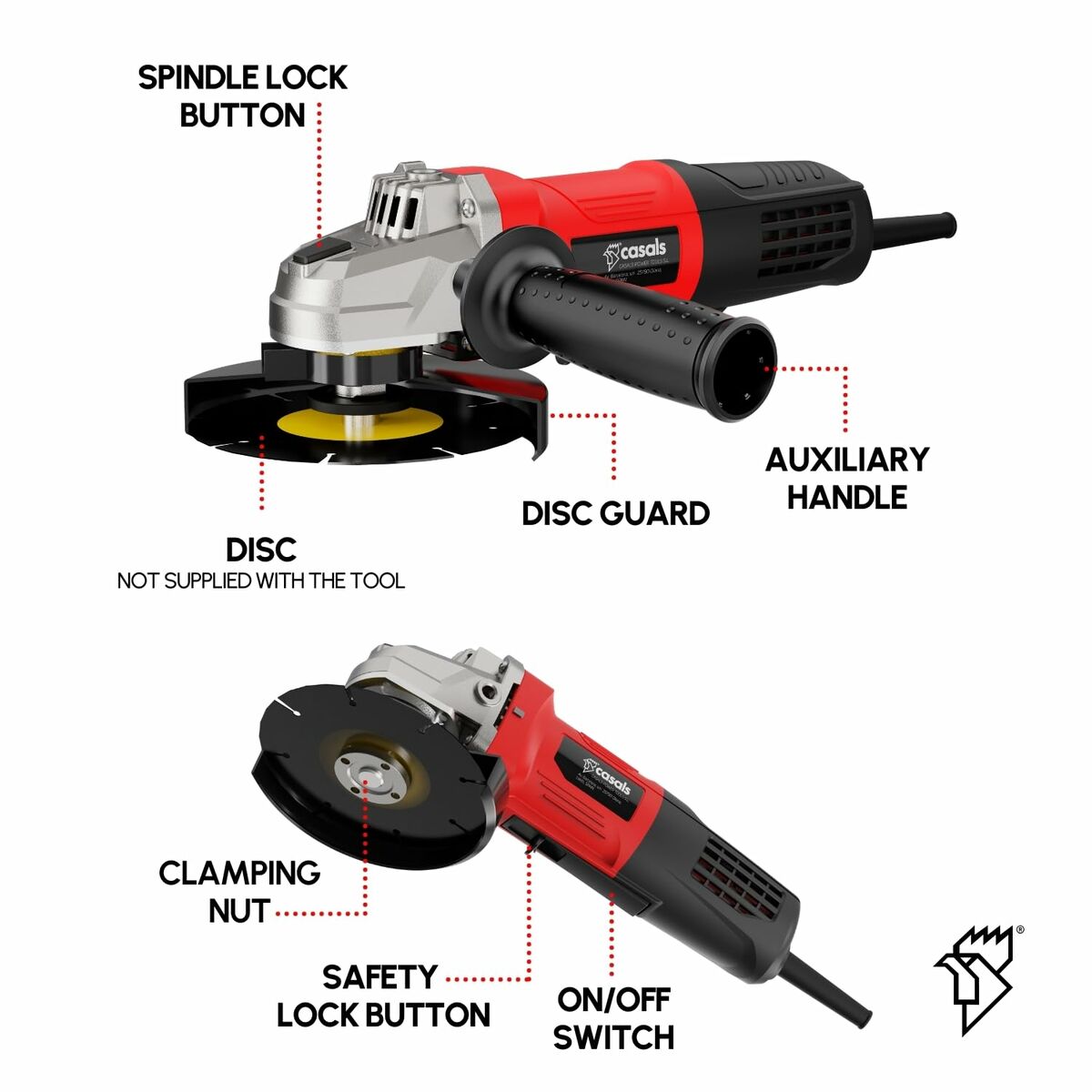 Amoladora angular Casals cag71051 710 W