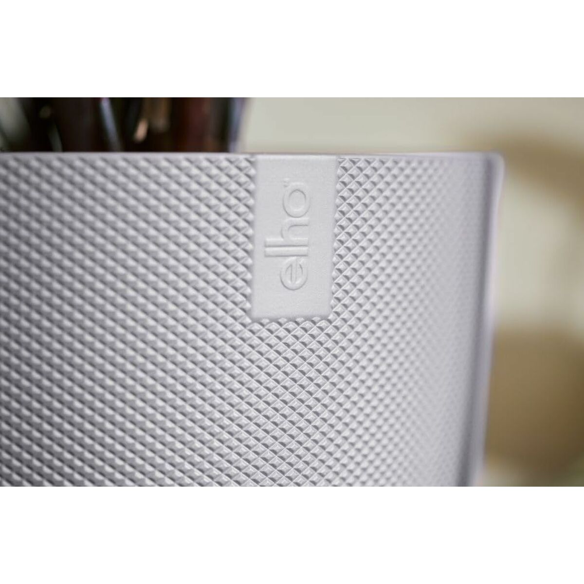 Maceta Elho Jazz Blanco Lila Plástico Redondo 3 Piezas