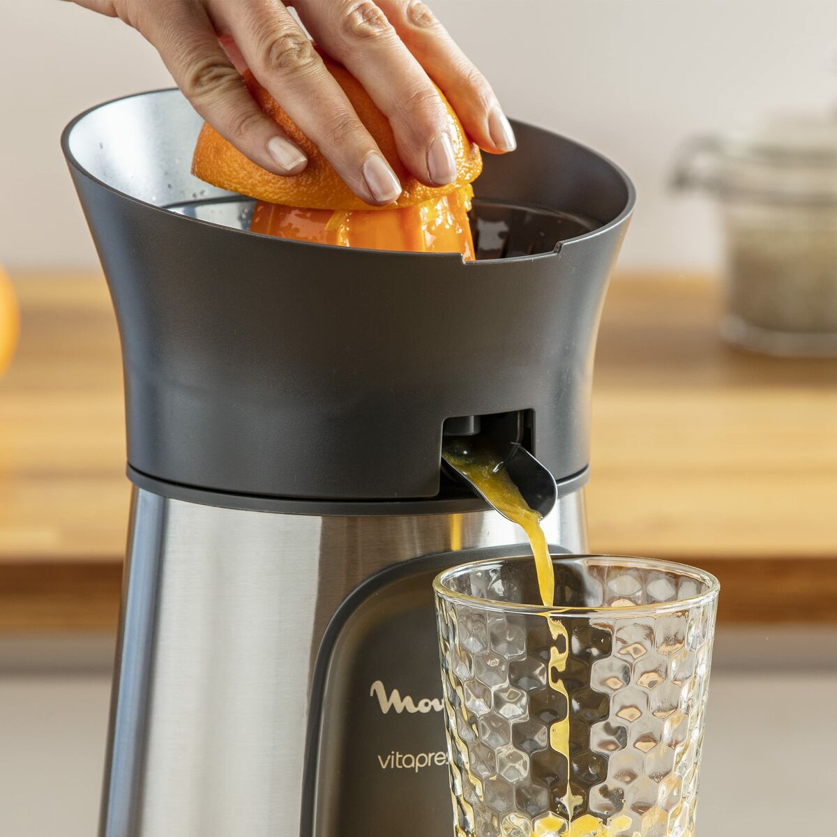 Exprimidor Eléctrico Moulinex PC603D10 100 W Plateado