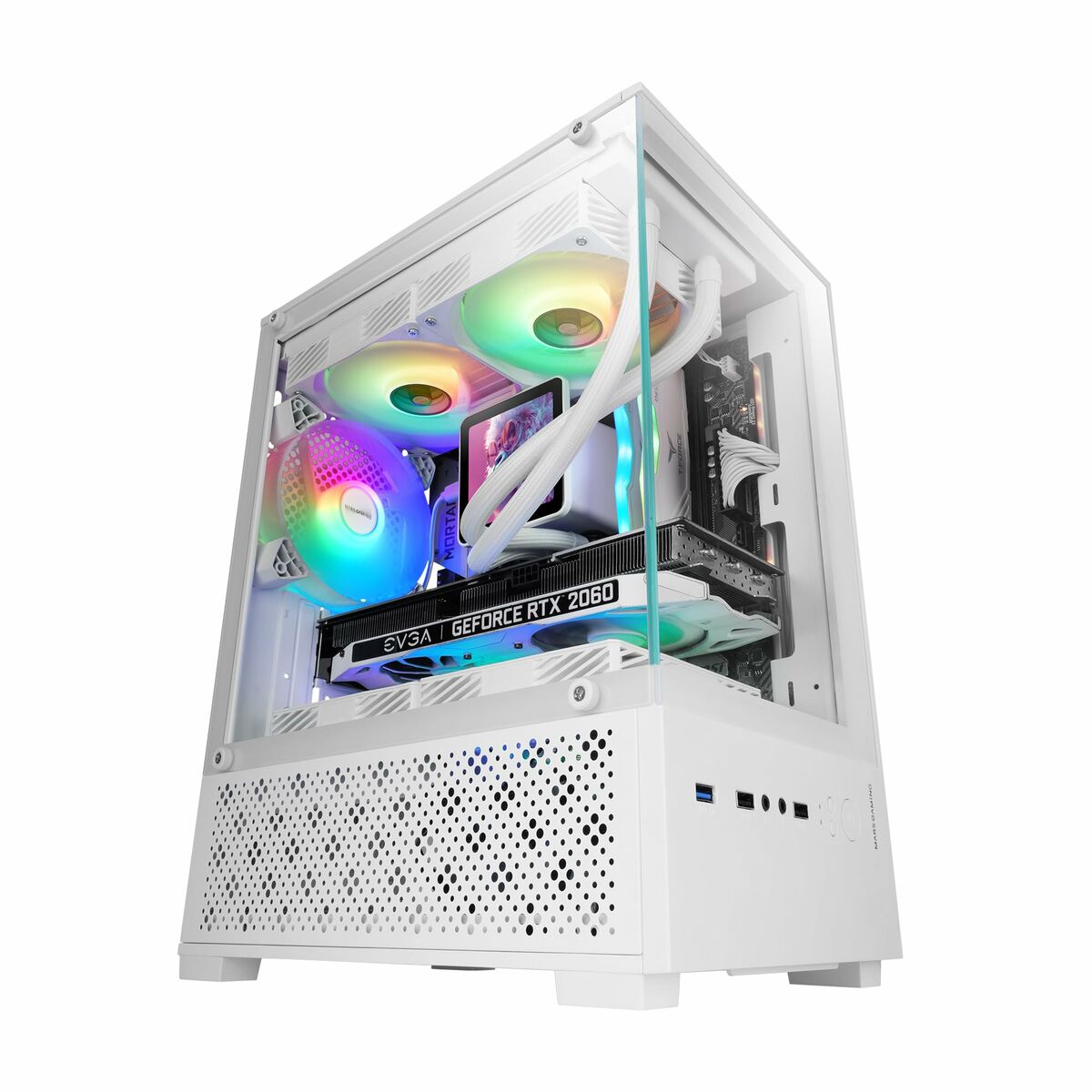 Caja Semitorre ATX Mars Gaming MC-SE2 Blanco