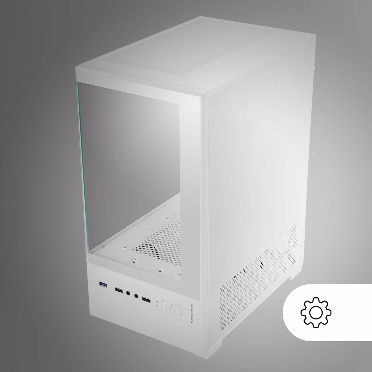 Caja Semitorre ATX Mars Gaming MC-SE2 Blanco