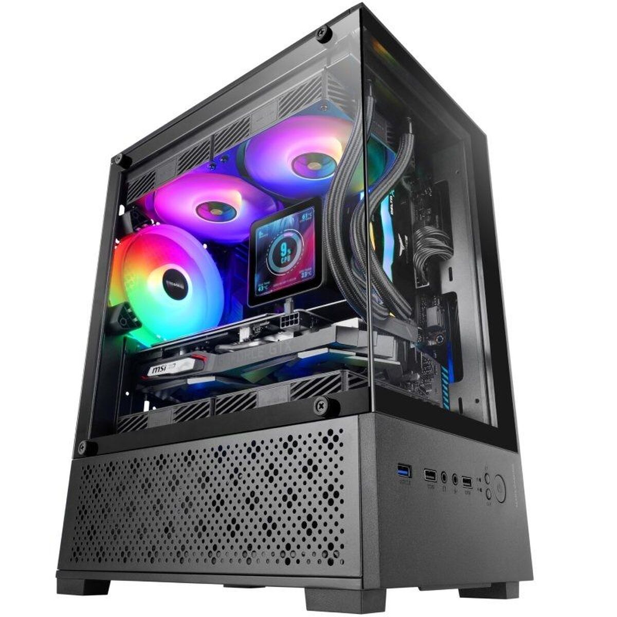 Caja Semitorre ATX Mars Gaming MC-SE2 Negro