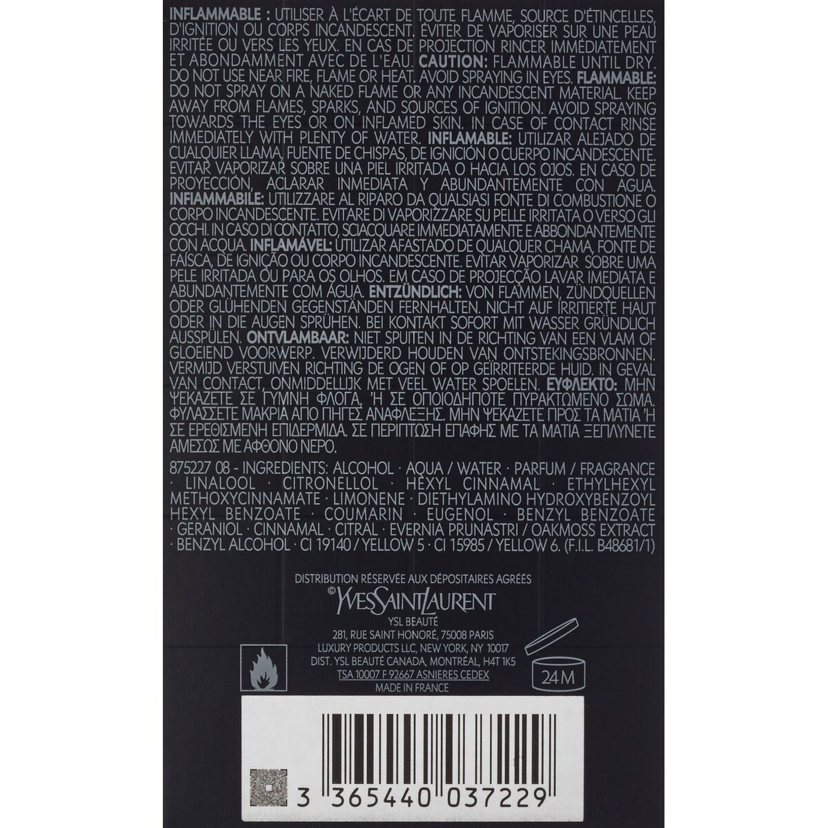 Perfume Hombre Yves Saint Laurent 2083_3360 EDT