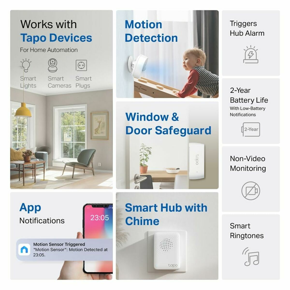 Sistema de Alarma TP-Link TAPO T30 KIT