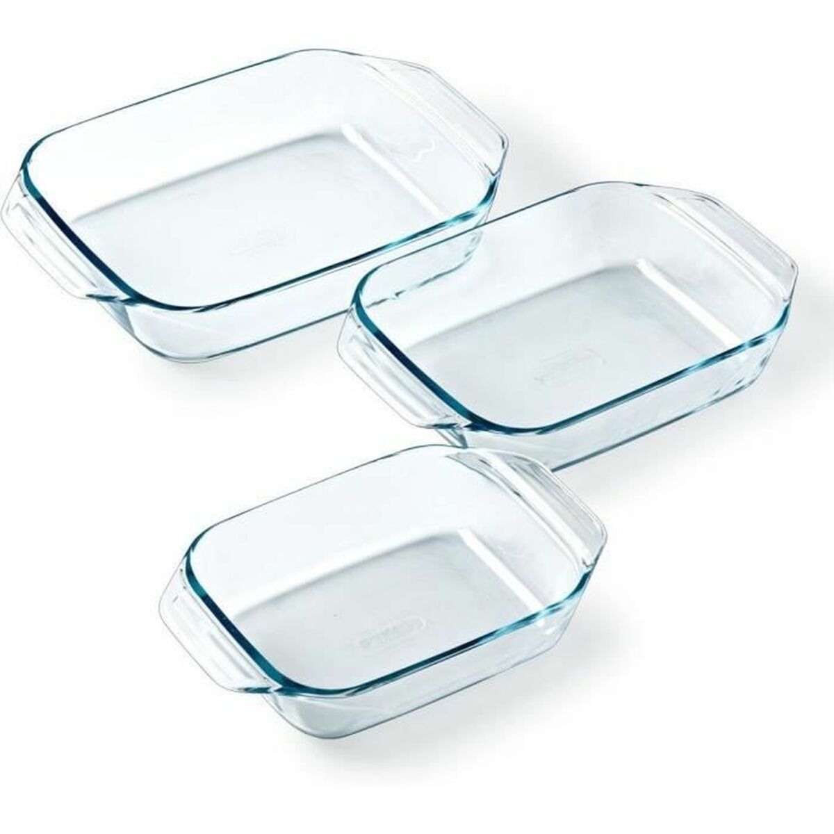 Set de Fuentes para Horno Pyrex Transparente 3 Piezas