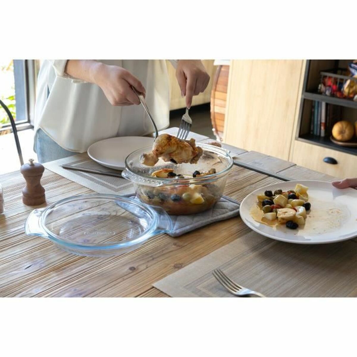 Cacerola Pyrex Transparente 1,6 L