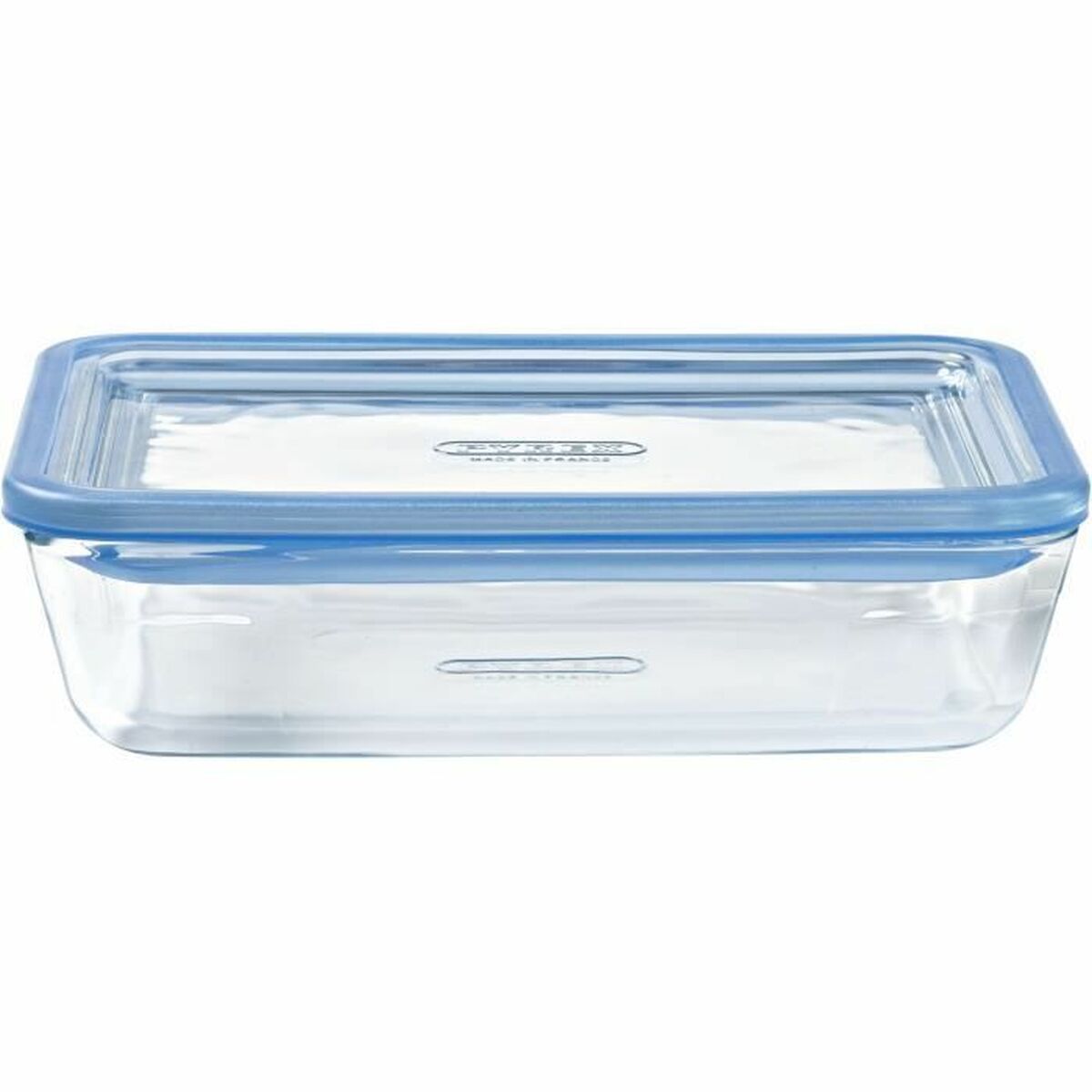 Set de Fiambreras Pyrex Azul Transparente 800 ml 3 Piezas
