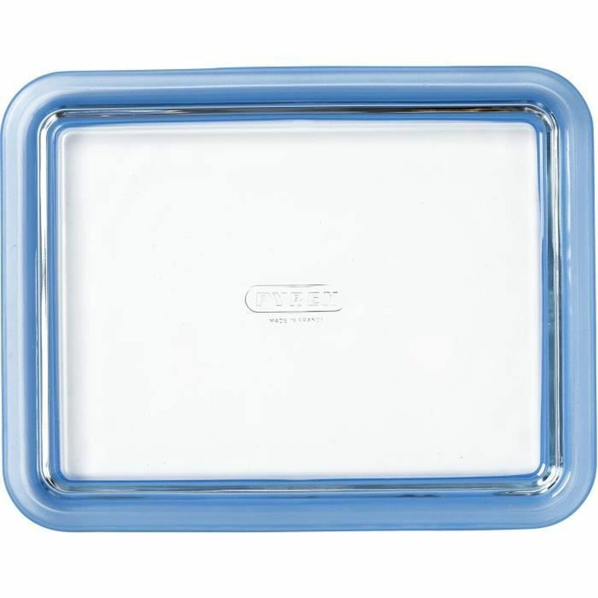 Set de Fiambreras Pyrex Azul Transparente 800 ml 3 Piezas