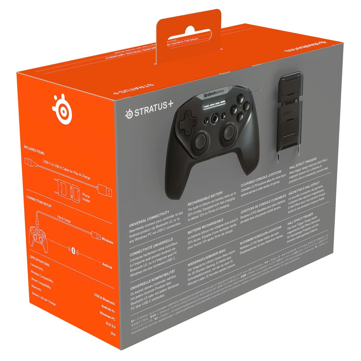 Mando Gaming SteelSeries 69076 Negro Bluetooth Bluetooth 4.1