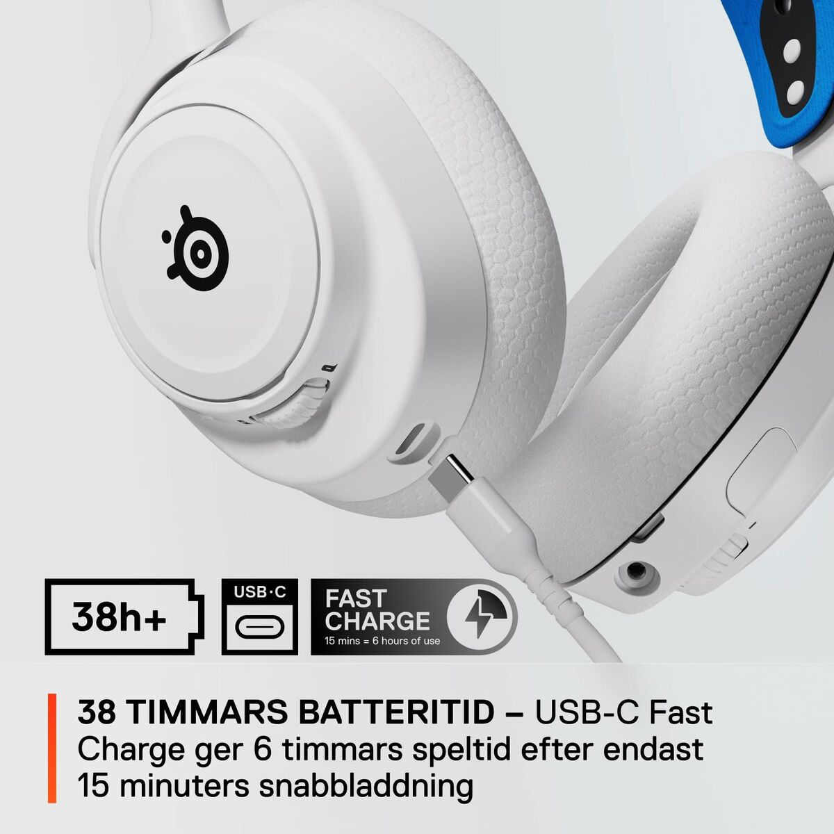 Auriculares con Micrófono SteelSeries Arctis Nova 7P Blanco