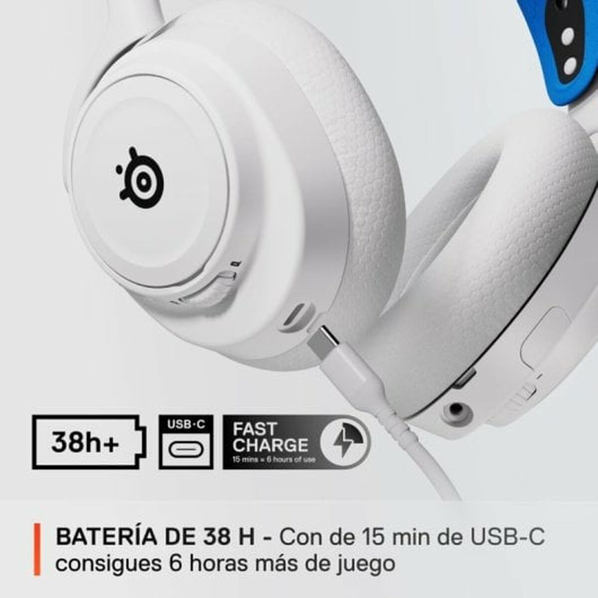 Auriculares con Micrófono SteelSeries Arctis Nova 7P Blanco