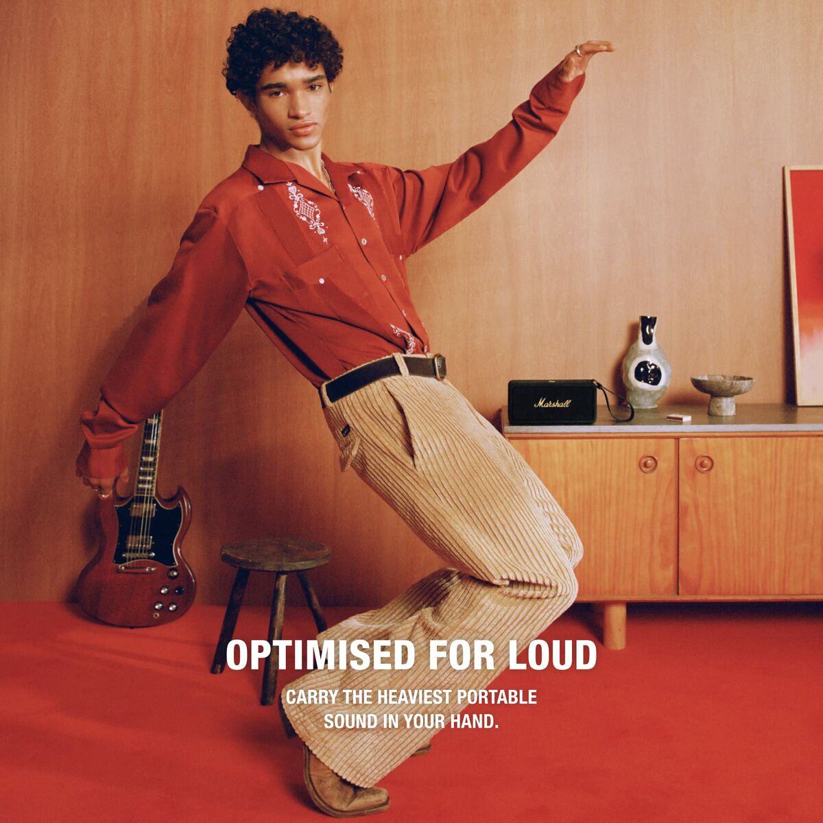 Altavoz Bluetooth Marshall 1006034 Bronce 60 W