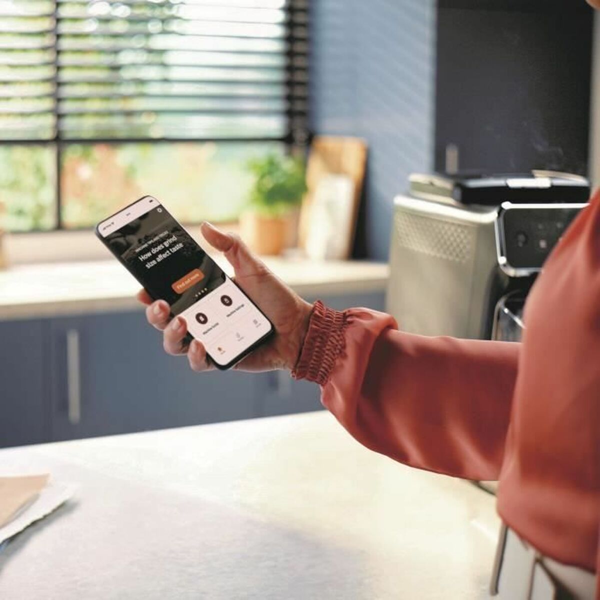 Cafetera Superautomática Philips Blanco 1500 W 15 bar