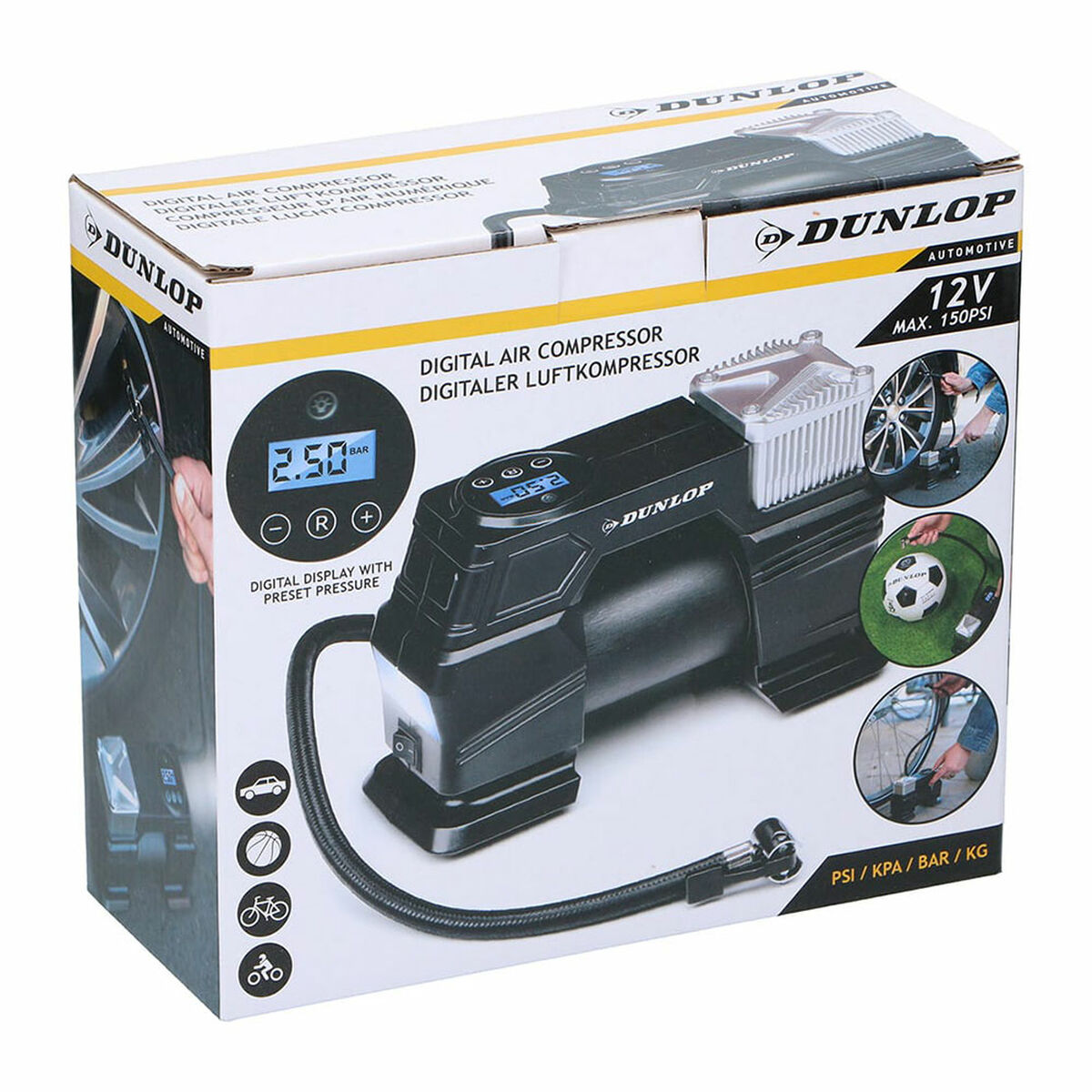Compresor de Aire Dunlop 150 PSI