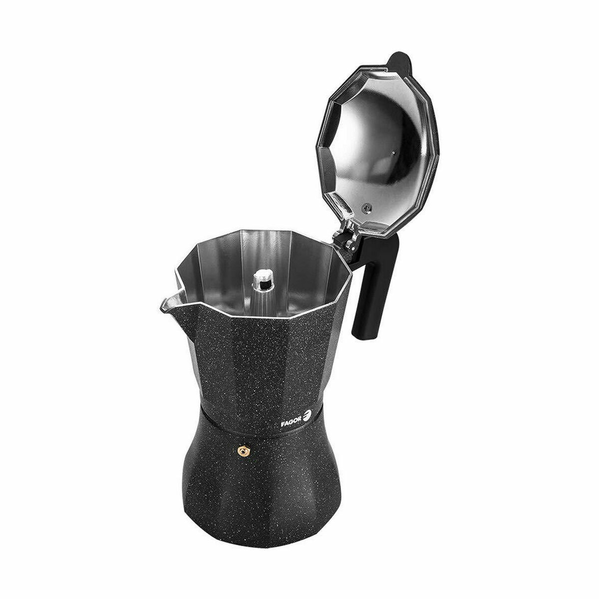 Cafetera Italiana Fagor TIRAMISU 12 Negro Aluminio 12 Tazas