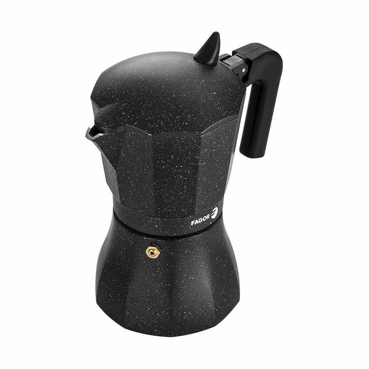 Cafetera Italiana Fagor TIRAMISU 12 Negro Aluminio 12 Tazas