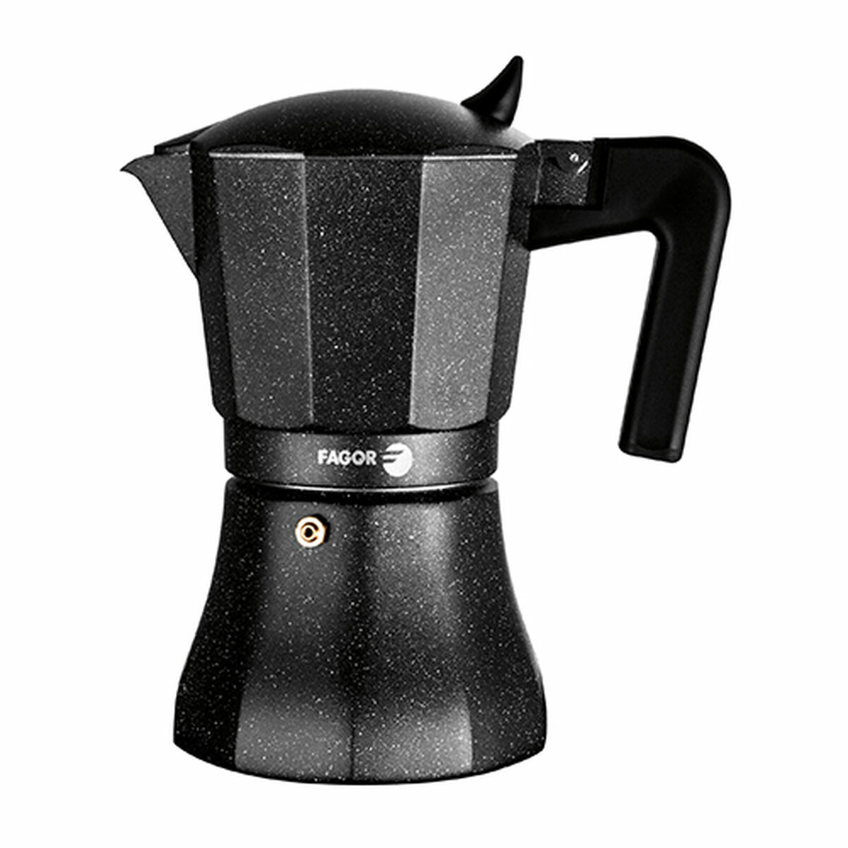 Cafetera Italiana Fagor TIRAMISU 12 Negro Aluminio 12 Tazas