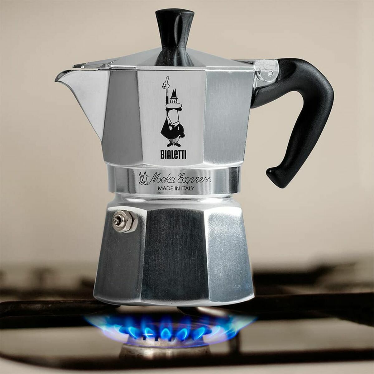 Cafetera Italiana Bialetti MOKA Plateado Metal