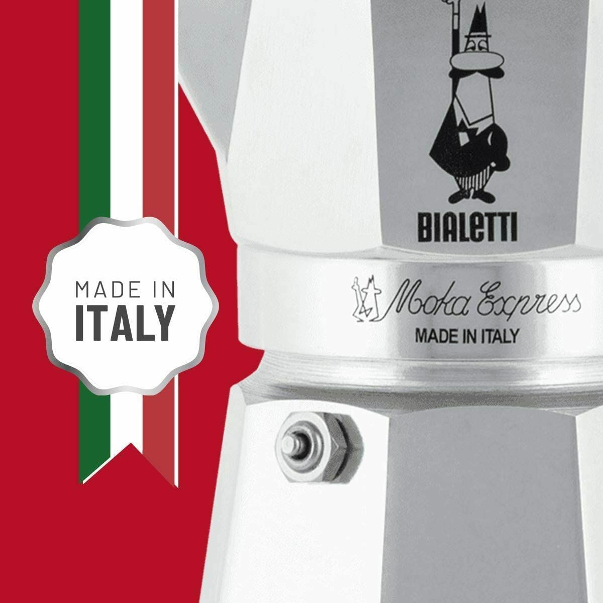 Cafetera Italiana Bialetti MOKA Plateado Metal