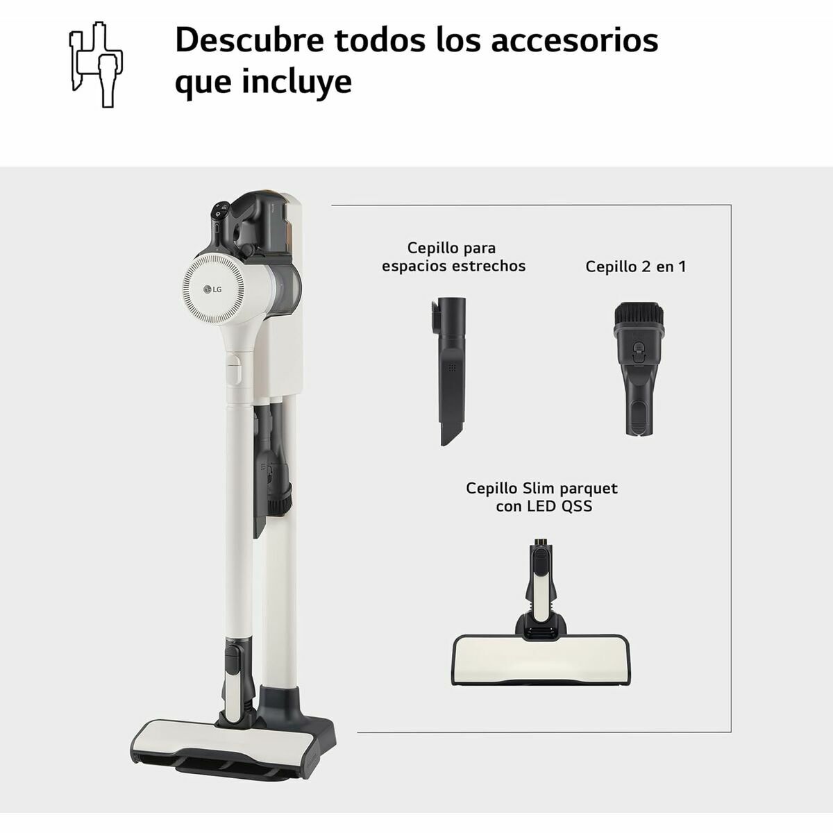 Aspirador Escoba Ciclónico Inalámbrico LG A9K-LITE1C
