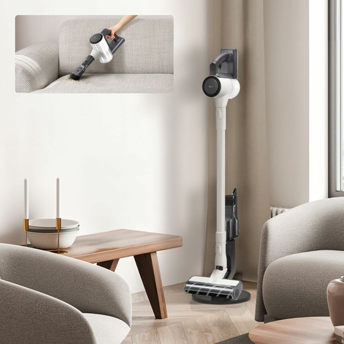 Aspirador Escoba Ciclónico LG A9C-SLIM1C 150 W