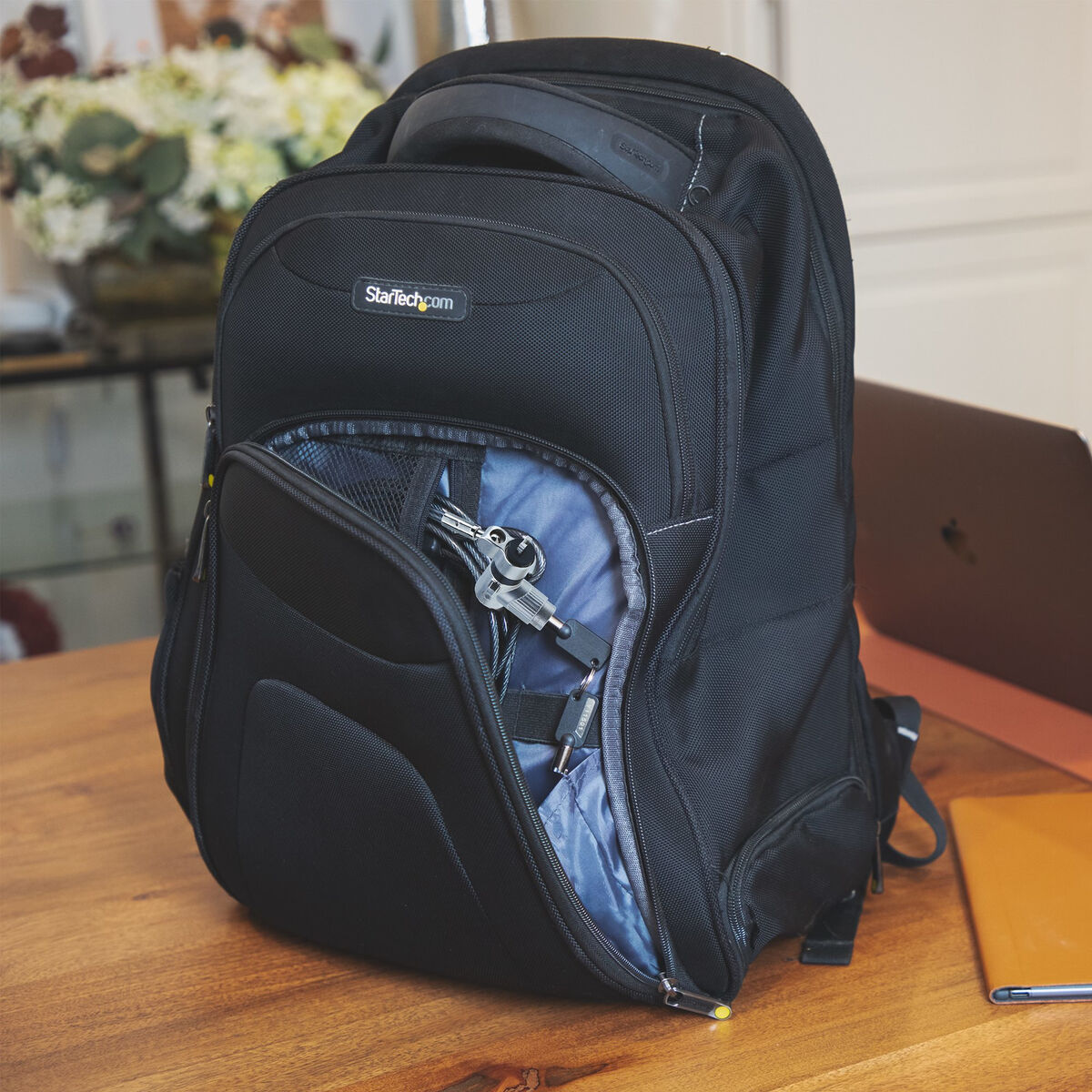 Cable USB Startech UNIVK-LAPTOP-LOCK Negro/Gris 2 m