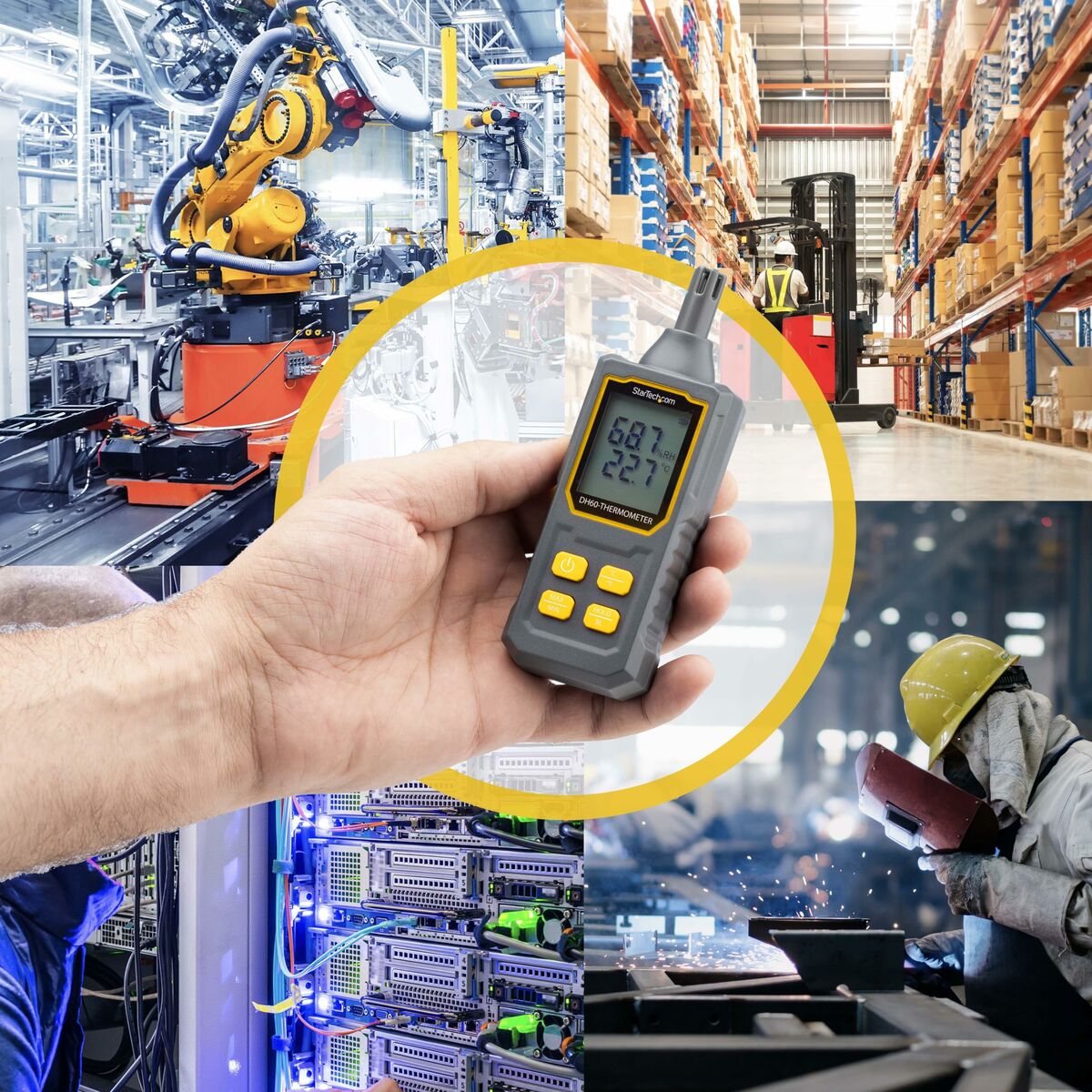 Altavoz Bluetooth Portátil Startech DH60-THERMOMETER Gris