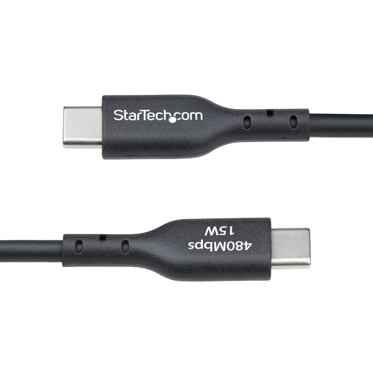 Cable USB Startech USB2AC15CMBK Negro