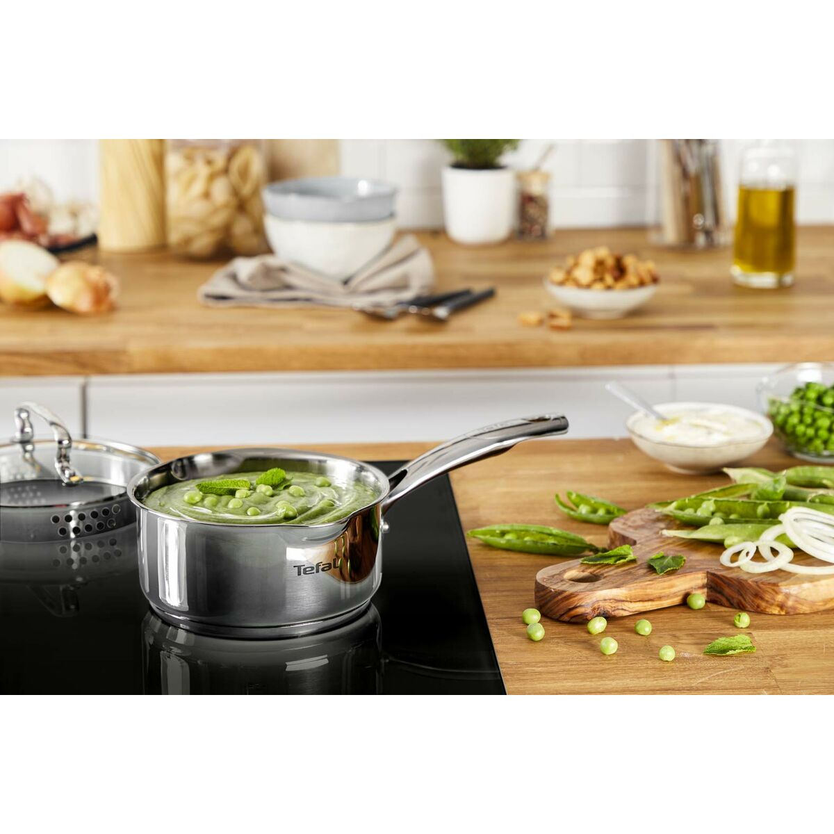 Batería de Cocina Tefal G719S735 Acero 7 Piezas