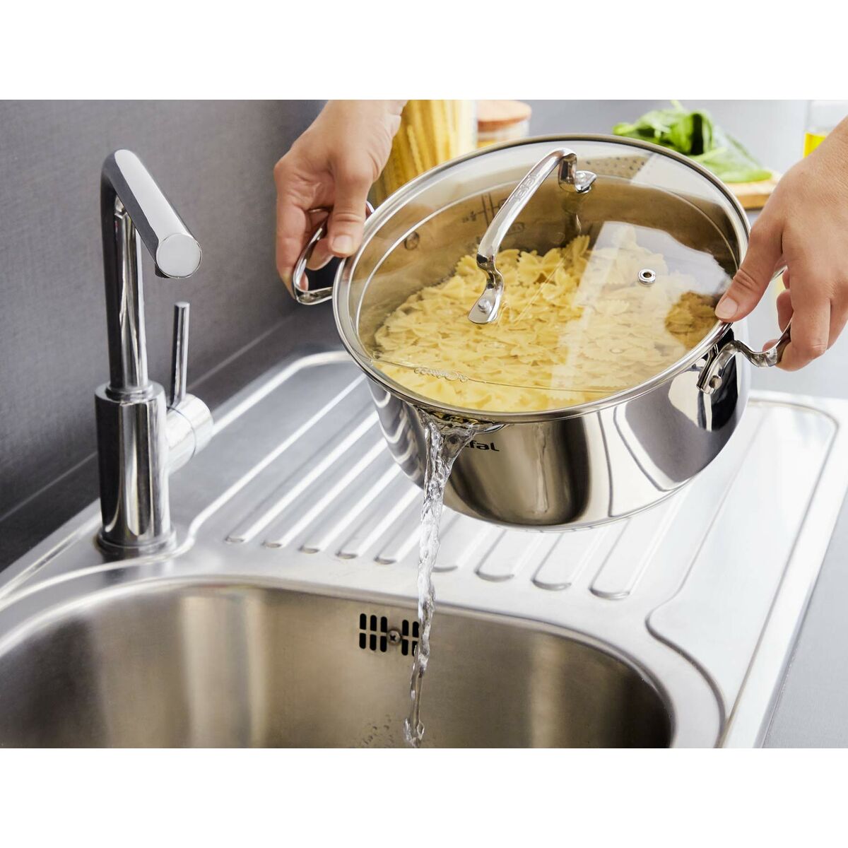 Batería de Cocina Tefal G719S735 Acero 7 Piezas