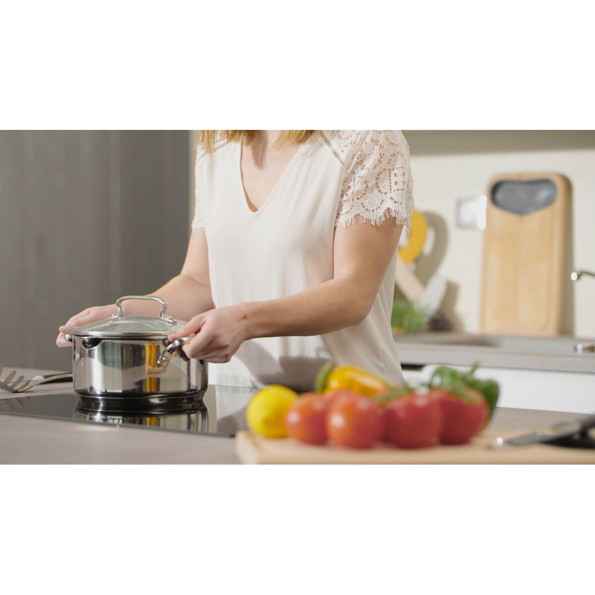 Batería de Cocina Tefal G719S735 Acero 7 Piezas