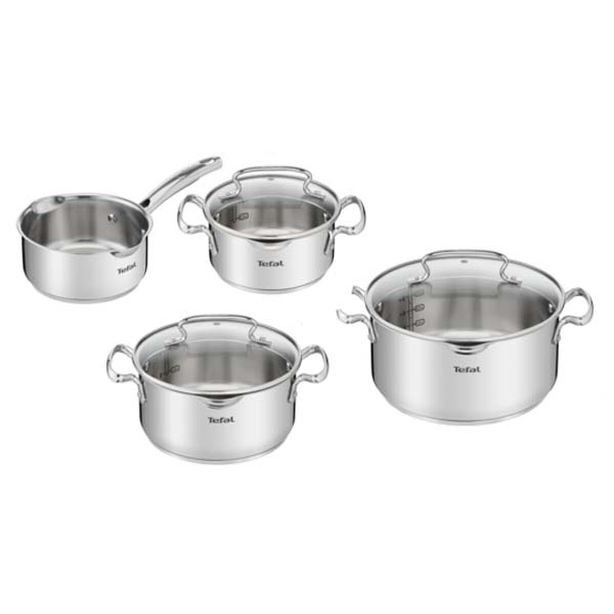 Batería de Cocina Tefal G719S735 Acero 7 Piezas