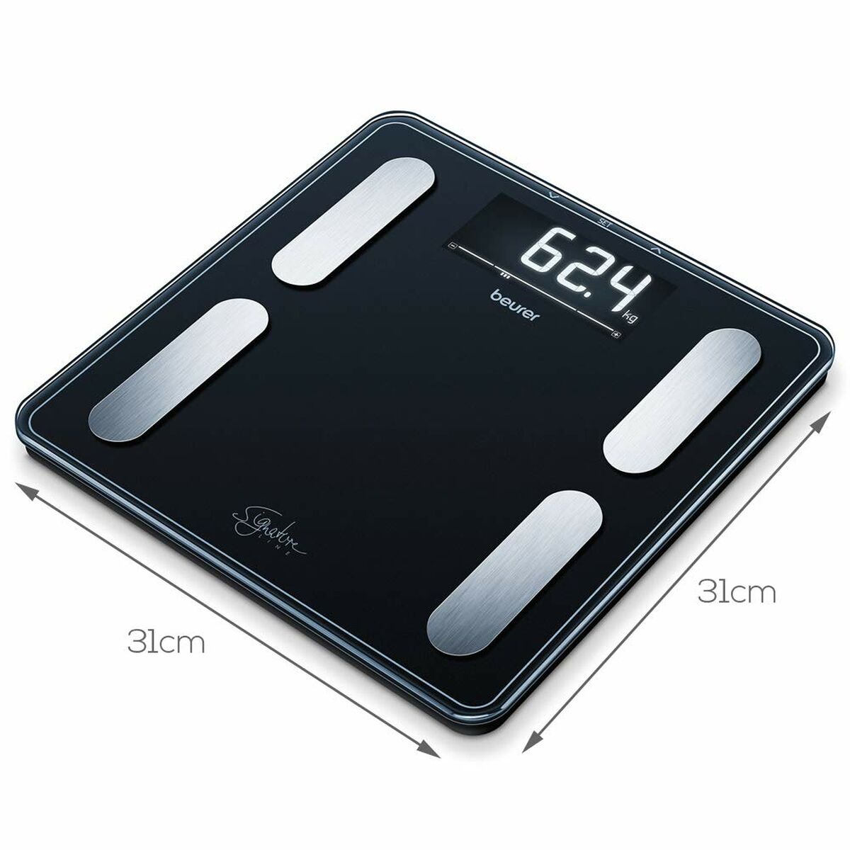 Báscula Digital de Baño Beurer BF400 NEGRO