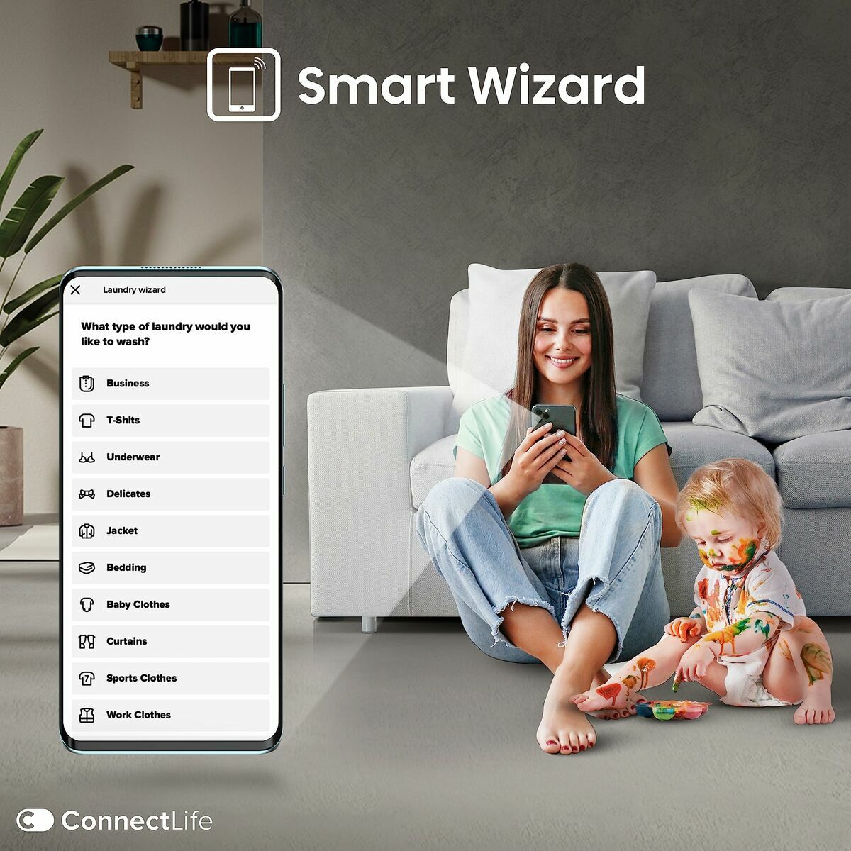 Lavadora Hisense WF5S1045BW 59,5 cm 1400 rpm 10,5 kg