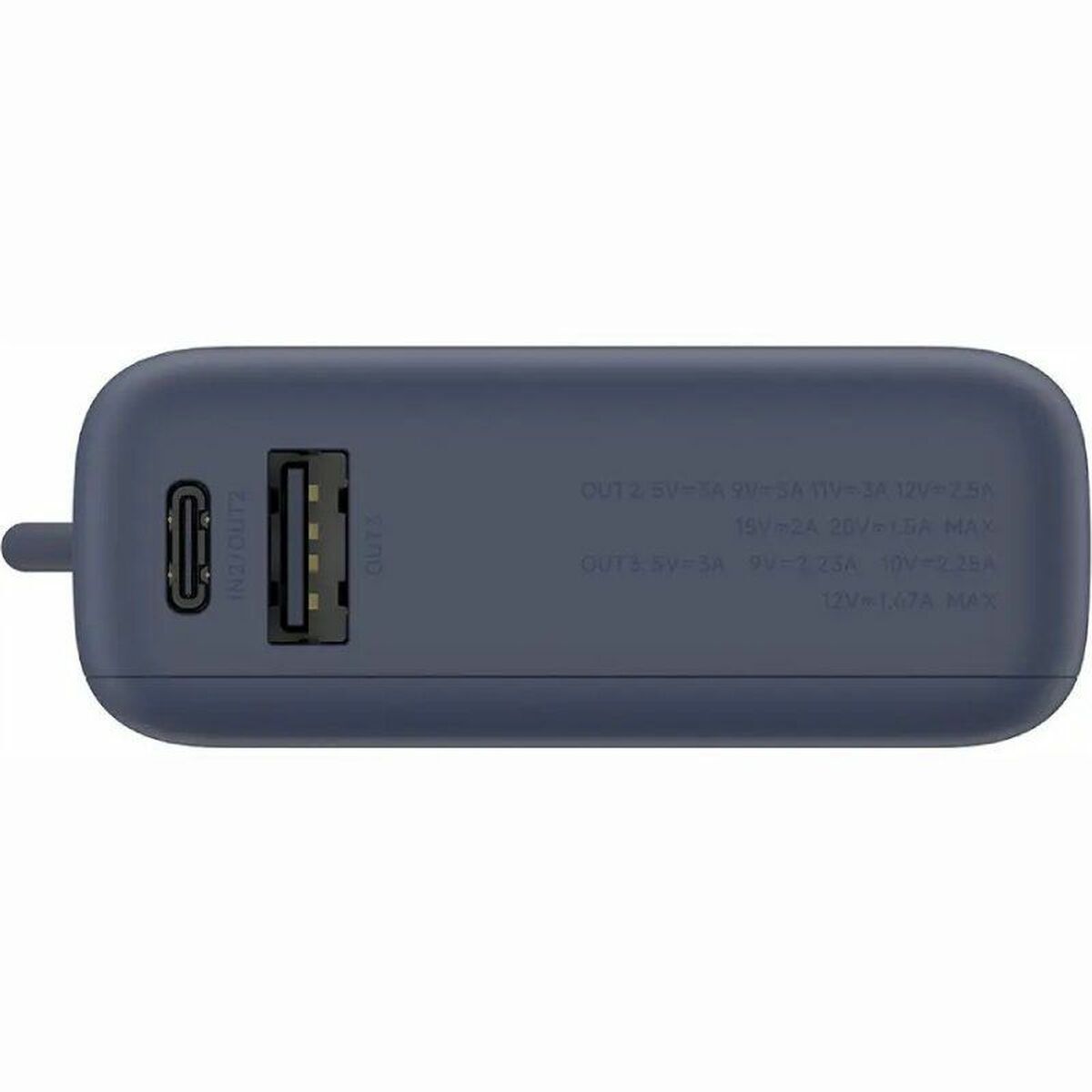 Powerbank Xiaomi 10000mAh Xiaomi 33W Power Bank Integrated Cable Azul 5600 mAh