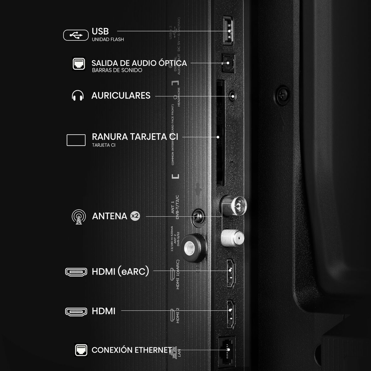 Smart TV Hisense 32A4Q        32 32" HD LED HDR