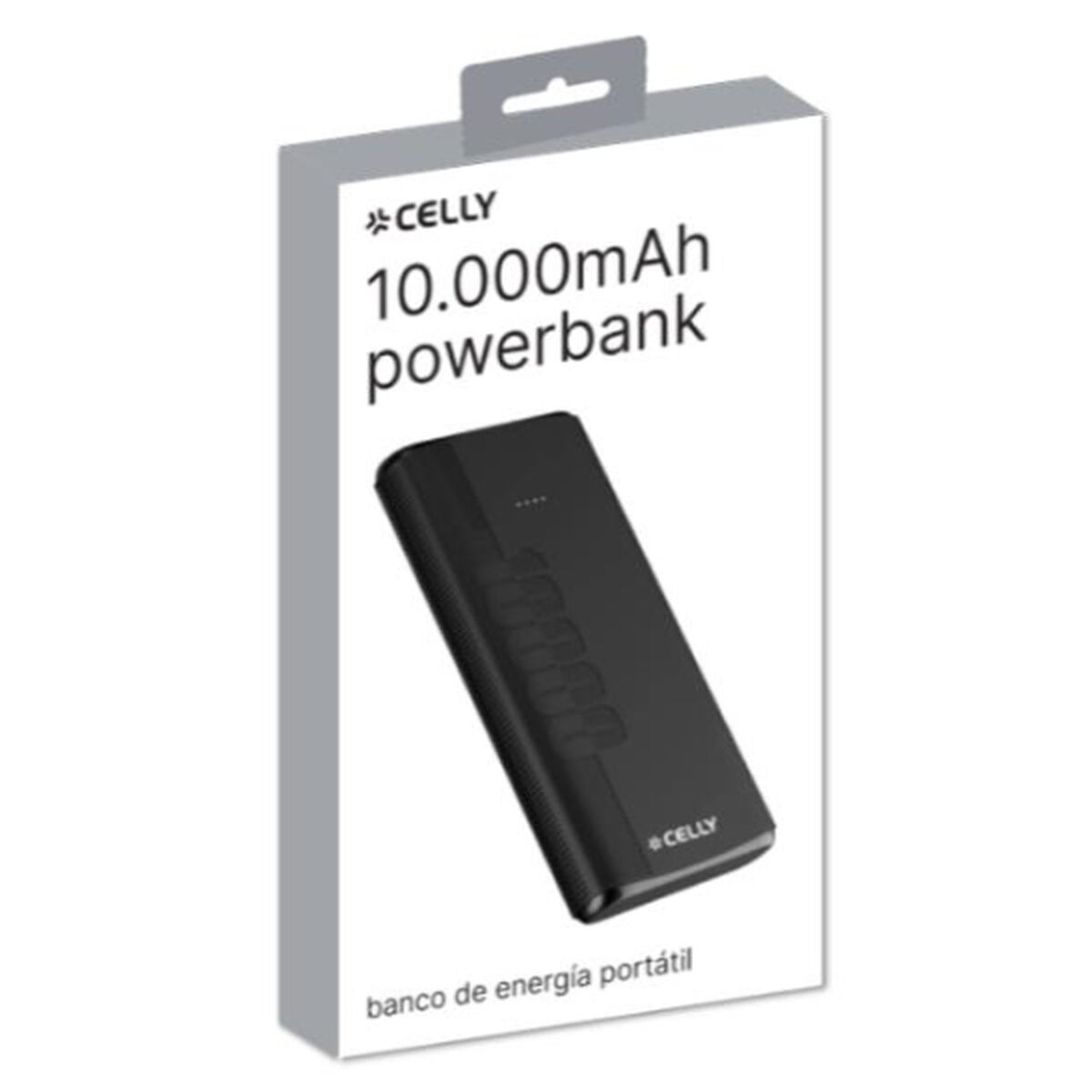 Powerbank Celly PBENERGY10SP Negro 10000 mAh