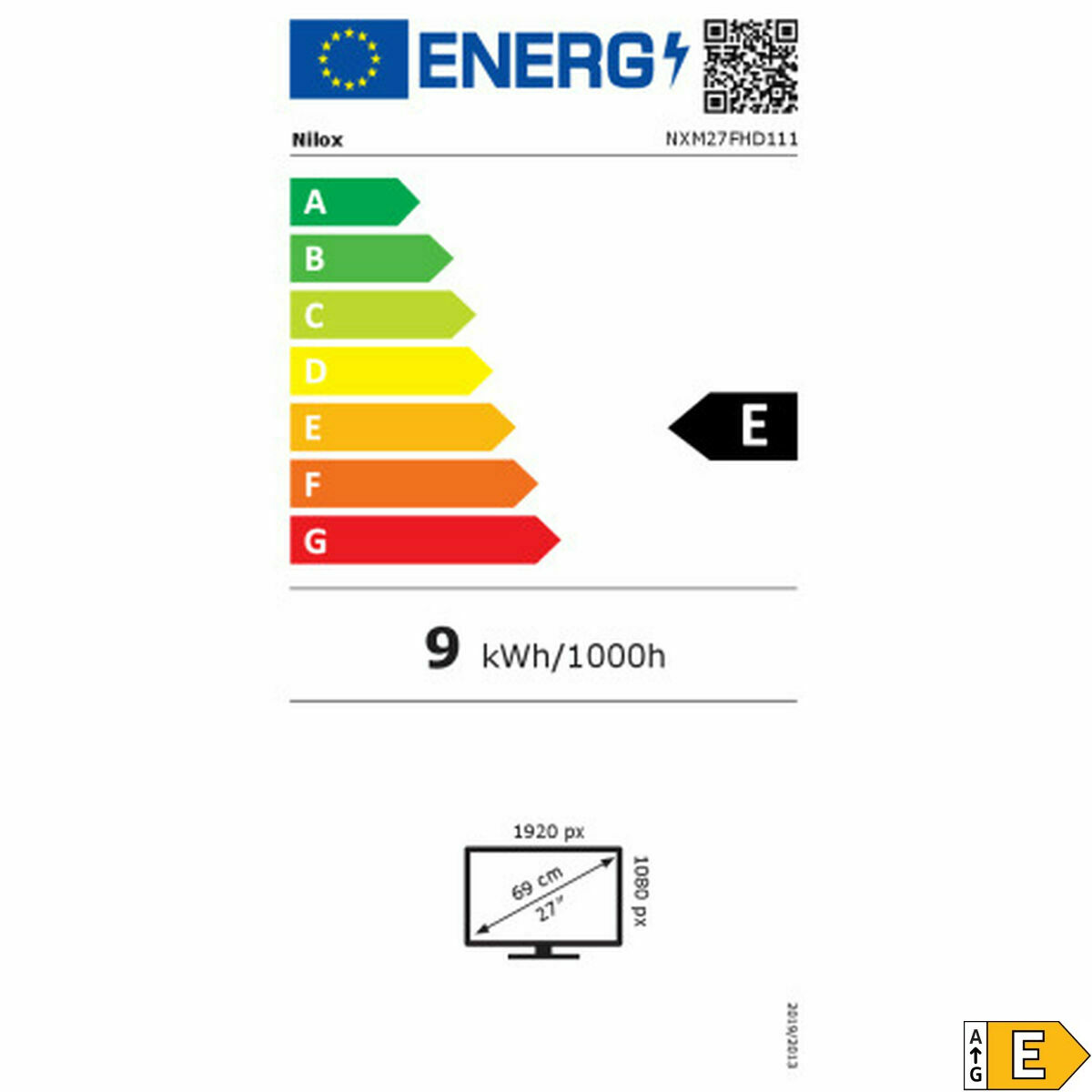 Monitor Gaming Nilox NXM27FHD111 Full HD 27"