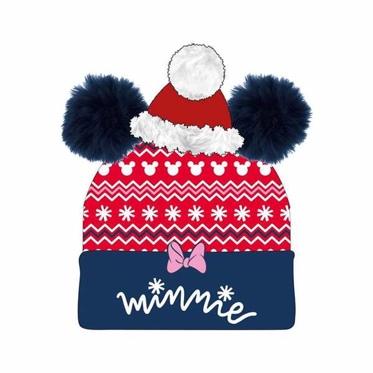 Gorra Infantil Minnie Mouse Rojo